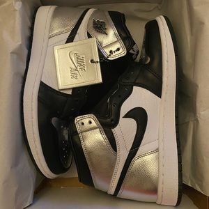 Retro 1 Silver Toe 2021